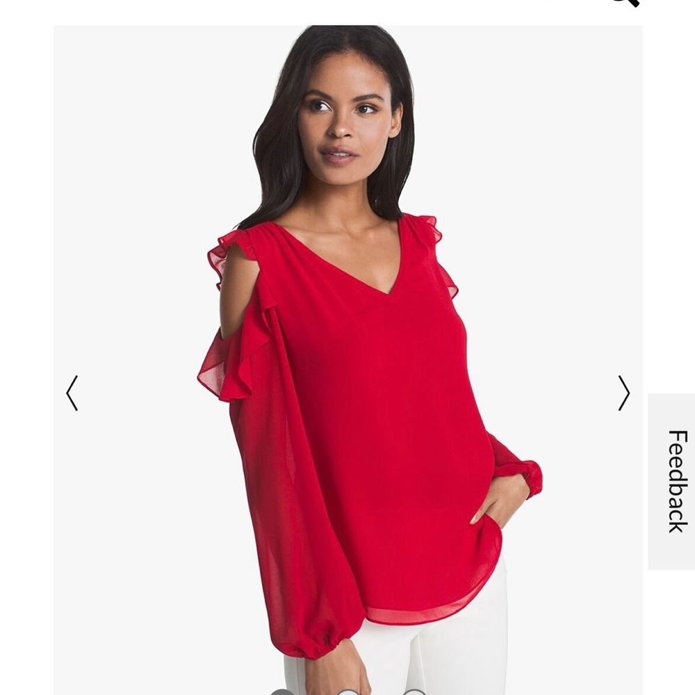 White House Black Market Off the Shoulder Top
